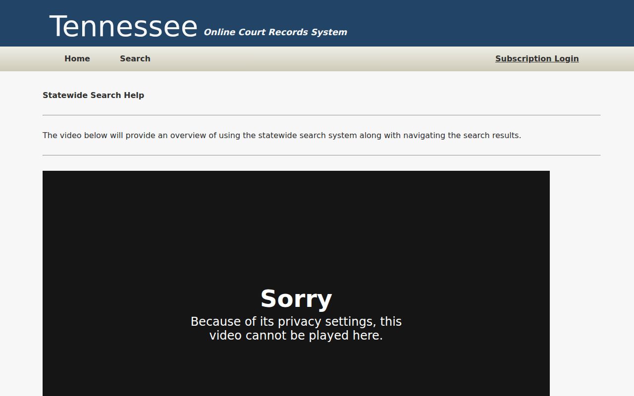 Hancock County case lookup TnCIS search help
